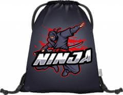 BAAGL SET 5 Ergo Ninja: aktovka, svinčnik, torba, mape, škatla