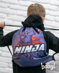 BAAGL SET 5 Ergo Ninja: aktovka, svinčnik, torba, mape, škatla