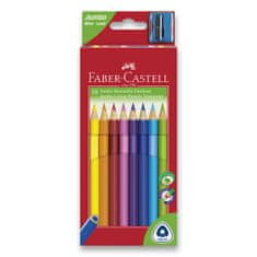 Faber-Castell Barvice 116510 Junior trikotne 10 barv + svinčnik