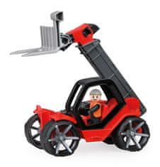 LENA Car Truxx 2 teleskopski nakladalnik iz plastike 33cm s figuro 24m+