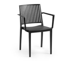 Rojaplast Bars Armchair stol, črn