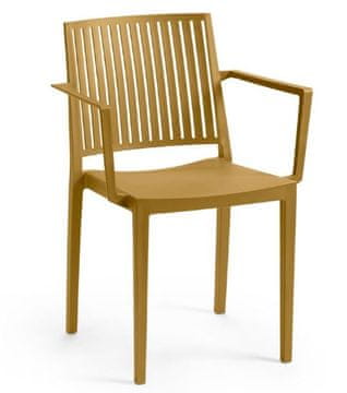 Rojaplast Mosk Armchair stol, kamelja rjava