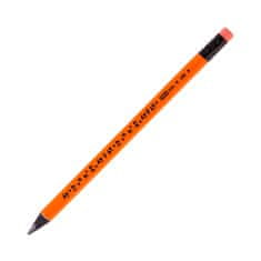 EASY Kids FLUO JUMBO Grafitni trikotni svinčnik z radirko, HB, 24 kosov v pakiranju, rumeno-zeleno-oranžno-rožnate barve