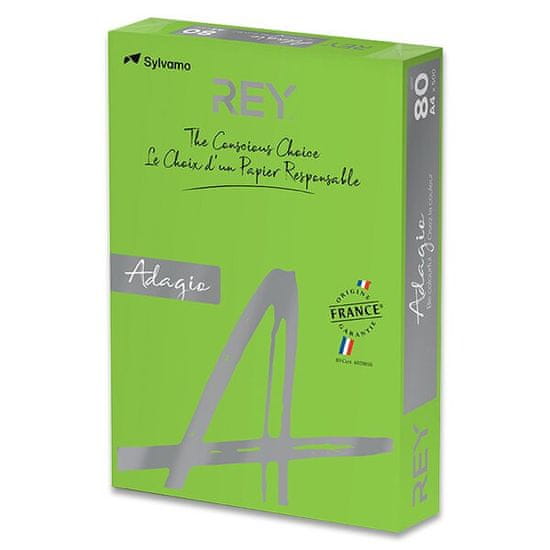 Rey Barvni papir Adagio intenzivna nasičenost, 500 listov, temno zelena