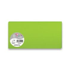 Clairefontaine barvni pisemski karton, 106 x 213 mm, za ovojnice DL, 25 kosov, zelen, DL