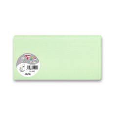 Clairefontaine Barvna pisemska kartica 106 x 213 mm za ovojnice DL, 25 kosov, svetlo zelena, DL