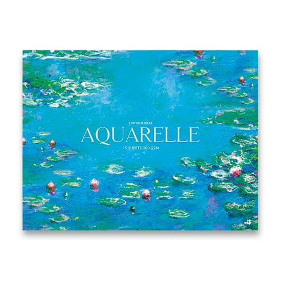 SHKOLYARYK Skicirka Muse Aquarelle A5+, 15 listov