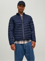 Jack&Jones Moška jakna JJEHERO 12211788 Navy Blaze r CONTRAST ZIP (Velikost XXL)