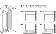 Bosch KIR41NSE0 vgradni hladilnik