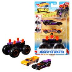 Hot Wheels Monster Truck Monster Maker set, za ustvarjanje svojega avtomobila