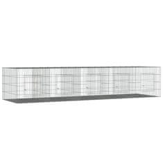 Vidaxl 5-delna ograda za zajce 273x79x54 cm pocinkano železo
