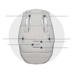 Ricokids Spalna vreča za voziček/sani Elmi - siva