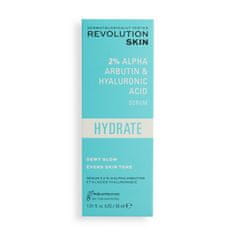 Revolution Skincare Vlažilni serum za kožo Hydrating (2% Alpha Arbutin & Hyaluronic Acid Serum) 30 ml