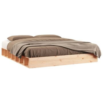 Vidaxl Posteljni okvir 120x200 cm trden les