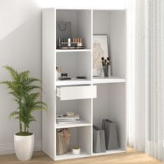 Vidaxl Kozmetična omarica bela 80x40x75 cm konstruiran les