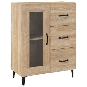 Vidaxl Komoda sonoma hrast 69,5x34x90 cm inženirski les