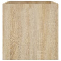 Vidaxl Cvetlično korito sonoma hrast 40x40x40 cm konstruiran les