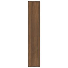 Vidaxl Stenska polica rjavi hrast 36x16x90 cm inženirski les