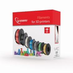 Gembird filament za 3D tiskanje, PLA, 1,75mm, 1kg, 330m, bel