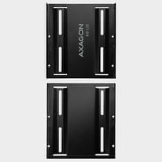 AXAGON RHD-125B, kovinski okvir za 1x 2,5" HDD/SSD v 3,5" položaju, črn
