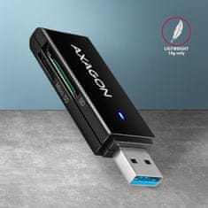 CRE-S2N, USB-A 3.2 Gen 1 - bralnik kartic SUPERSPEED, 2 reži in veliko SD/microSD, podpora UHS-I