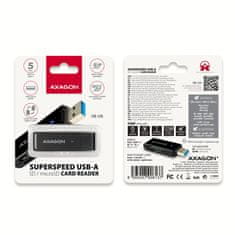 CRE-S2N, USB-A 3.2 Gen 1 - bralnik kartic SUPERSPEED, 2 reži in veliko SD/microSD, podpora UHS-I