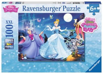 Ravensburger Sestavljanka z bleščicami Pepelka XXL 100 kosov