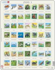 LARSEN Puzzle Živali sveta (ZOO 3) 49 kosov