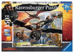 Ravensburger Sestavljanka Kako izuriti zmaja: Dobri zmaji XXL 150 kosov