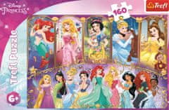Trefl Puzzle Disney Princess - Portreti princesk / 160 kosov