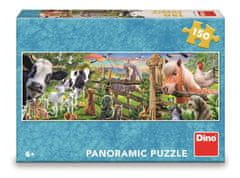 Dino Puzzle Kmetija Panoramic 150 kosov