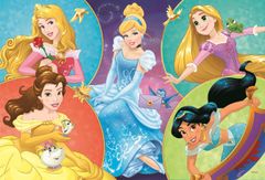 Trefl Disneyjeve princese Sestavljanka: Srečanje sladkih princes 100 kosov