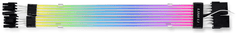 Lian Li Strimer Plus V2 Dual kabel za grafično kartico, 8-Pin RGB, PCIe, 30 cm (Strimer plusV2 8 pins)