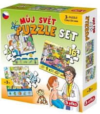 EFKO Puzzle Moj svet 3v1 (4,12,16 kosov)