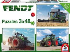 Schmidt Puzzle Traktorji Fendt 3x48 kosov