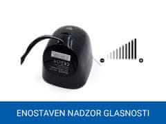 Ewent zvočniki 2.0, 5W RMS, nazdor glasnosti, USB napajanje, črni (EW3501)