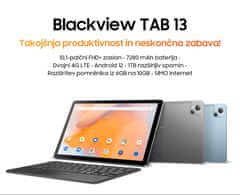 Blackview TAB 13 tablični računalnik, 25,65 cm (10,1), 4G LTE, 6GB, 128GB, modra (Twilight Blue)