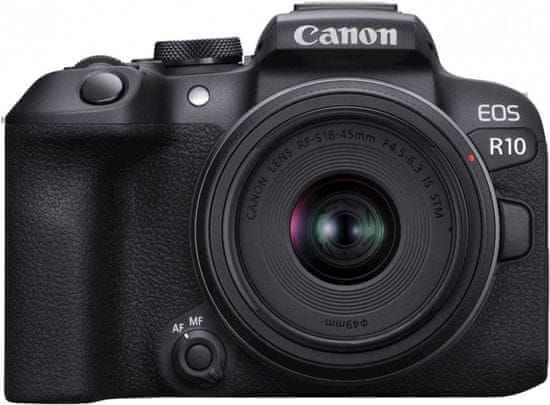 Canon EOS R10 fotoaparat, RF-S18-45 objektiv (5331C047AA)