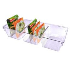 ORGANIZATOR, 3 PREDALI, PLASTIKA, 34X15X7,5CM