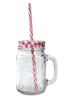 Steklenica "MASON" s smrčkom, 450 ML