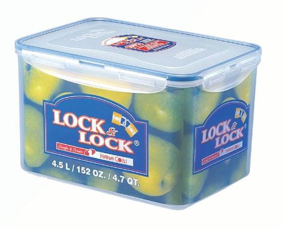 Lock & Lock Škatla za hrano LOCK, prostornina 4, 5 l, 17 x 24 x 14, 5 cm