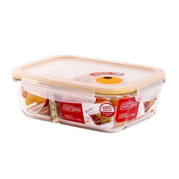 POSODA ZA HRANO S STEKLENIM PREDALOM, 950 ML