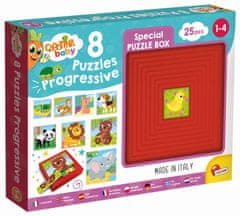 Lisciani CAROTINA BABY 8 PUZZLE - Živali