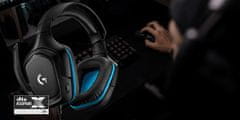 Logitech G432 gaming slušalke z mikrofonom, 7.1