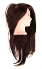 Aga Hairdresser's Head - usposabljanje - naravni lasje brown