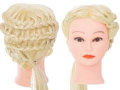 Aga Hairdressing Head - Usposabljanje - naravni blond lasje