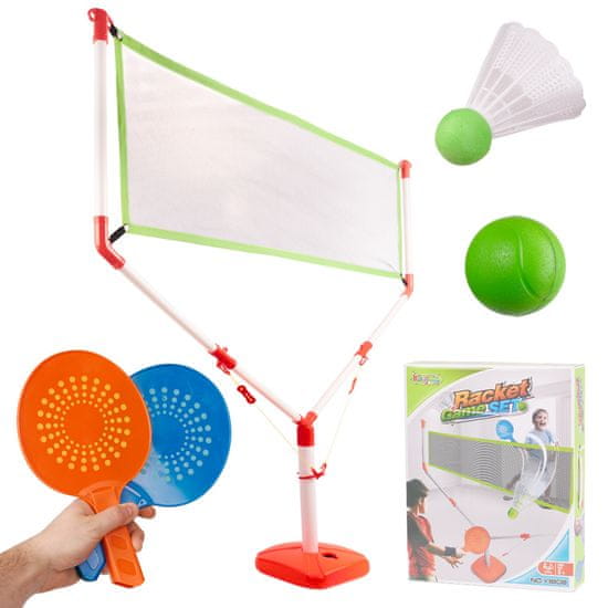 Ikonka Aga Badminton set z loparji in žogicami