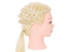 Aga Hairdressing Head - Usposabljanje - naravni blond lasje