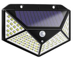 ER4 Solarna svetilka s senzorjem gibanja in mraka 100led