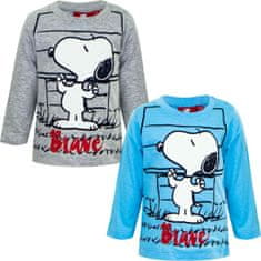 Snoopy MAJICA Z DOLGIMI ROKAVI Snoopy, siva, 68